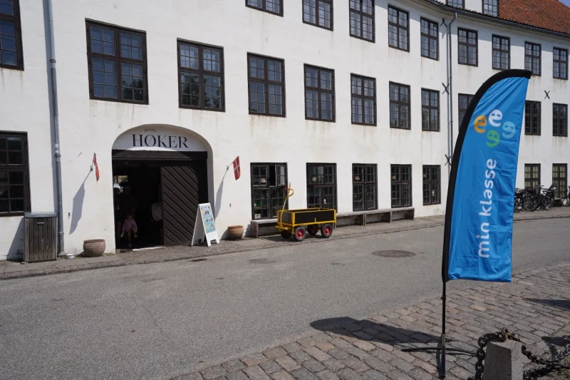 Min Klasses flag ved Brede Høker på dagen